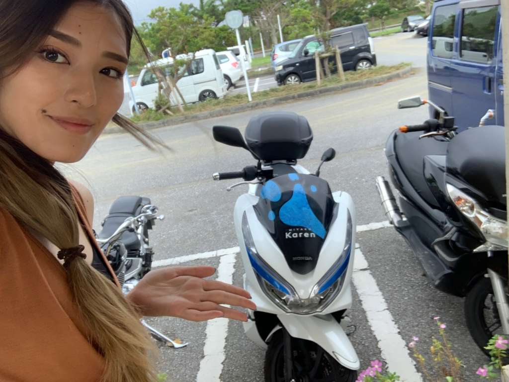 インスタバイク女子おみつ 宮古島で電動スクーターツーリング